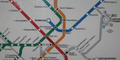 Von Boston south station-Karte